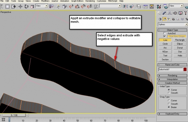 Creation of 3D arch project: Step 2